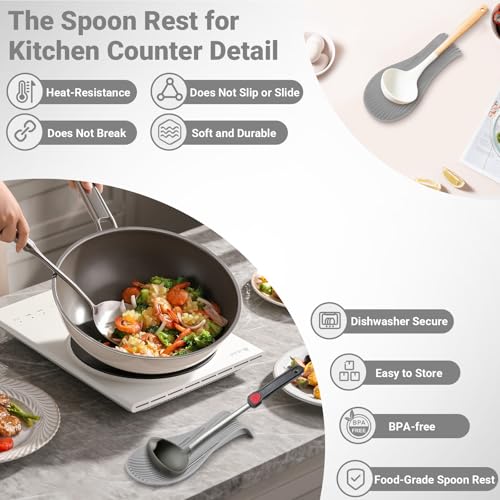 Heat Resistant Silicone Spoon Rest