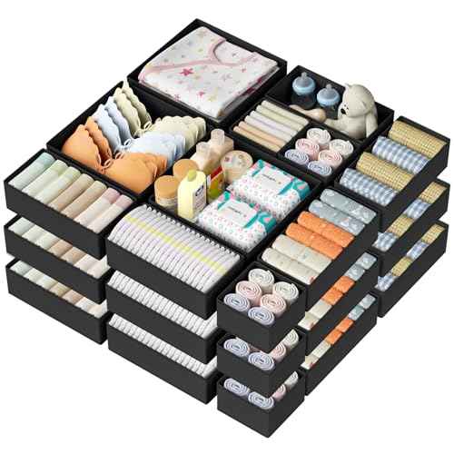 Drawer Organizer Clothes Storage (24 Count)