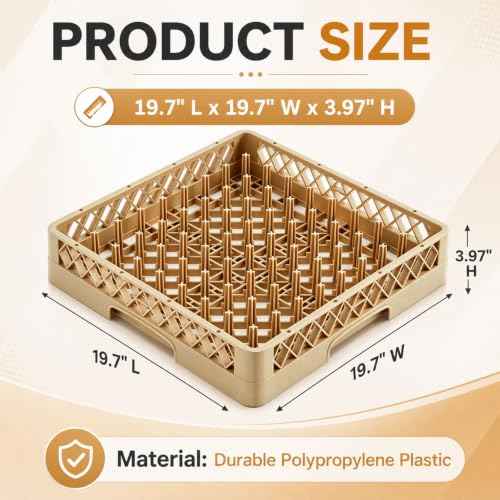 1 Pack Commercial Dishwasher Tray Rack