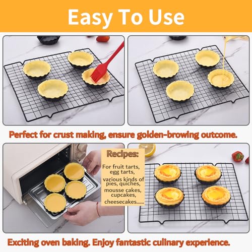 Mini Tart Pans Removable Bottom 3 Inch (12 Count)