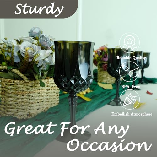 48Pack Plastic Wine Glasses (48 Count)