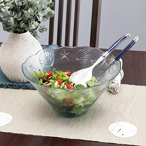 Laguiole Connoisseur Navy Blue Salad Servers (2 Count)