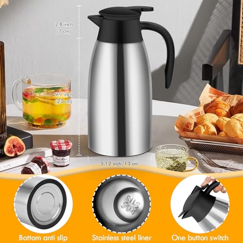 70oz Thermal Coffee Carafe Insulated Coffee Thermos