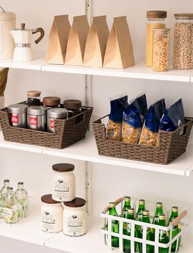 Pantry Baskets for Shelves (2 Count)