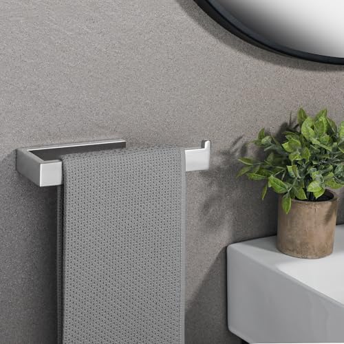 Brushed Nickel Hand Towel Holder