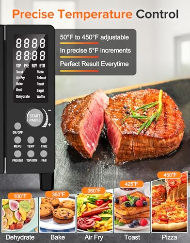 Bravo Pro Smart Air Fryer Toaster Oven Countertop Combo
