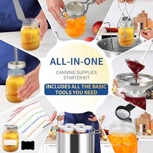 Canning Supplies Starter Kit with Canning Rack