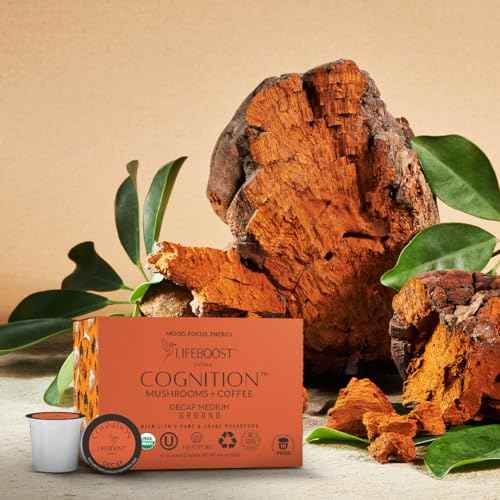 Cognition Decaf Mushroom Coffee K Cups (10 Count)