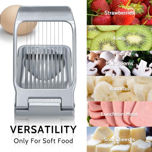 Heavy Duty Stainless Steel Wire Egg Slicer for Hard Boiled Eggs