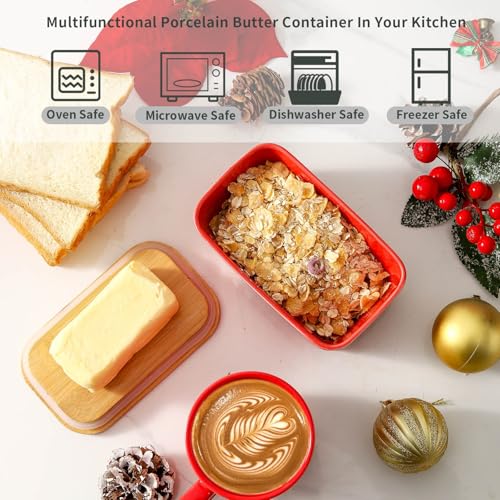 Ceramic Butter Dish with Lid