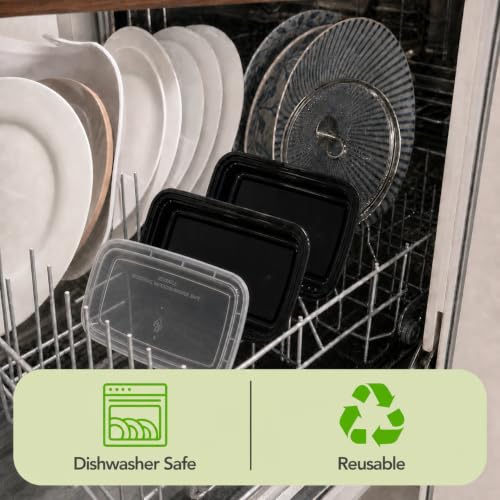 Glotoch Meal Prep Containers with Lids (10 Count)