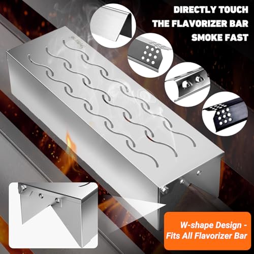 Wood Chip Smoker Box for Charcoal
