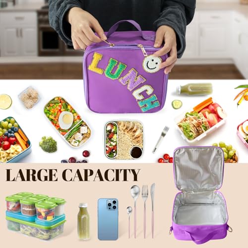 Insulated Lunch Bag With Adjustable Shoulder Strap