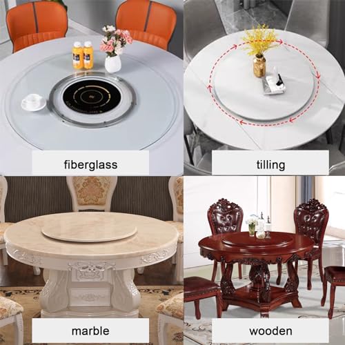 Aluminum Lazy Susan Bearing Metal Rotating Turntable Bearings Swivel Plate Hardware for Dining