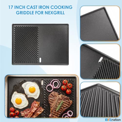 17" Griddle and Cooking Grate Kits for Nexgrill 4 Burner 720