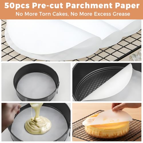 Springform Pan 9 Inch Spring Form Pan for Cheesecake with Protector