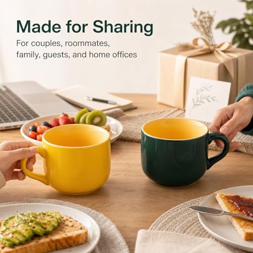 20 oz Ceramic Mug Set of 2 (2 Count)