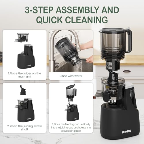 HEYNEO Slow Masticating Juicer Machine