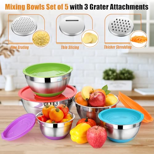 Mixing Bowls with Lid Set