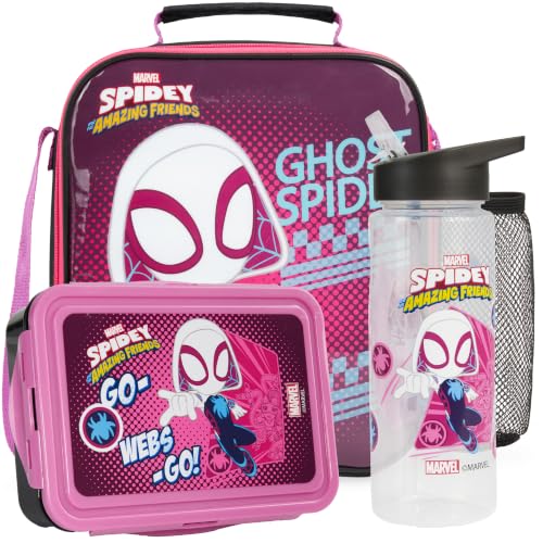 Ghost Spider Girls Lunch Box 3Pc Set (3 Count)