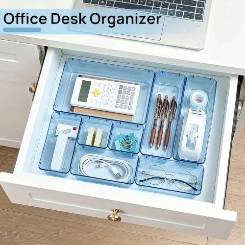 25 Pack Plastic Drawer Organizers with Non (25 Count)