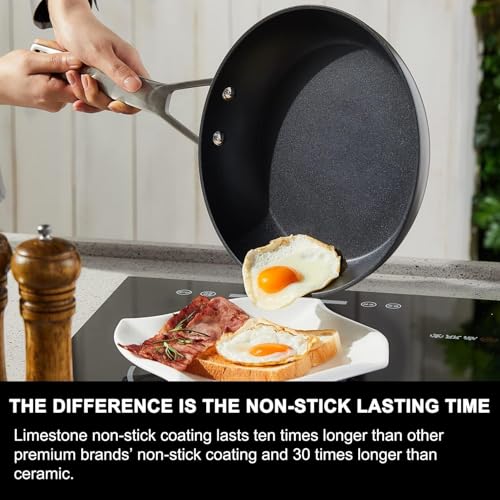 9.5 Inch Nonstick Frying pan with Lid