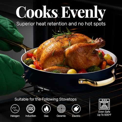 4 Qt Deep Saute Pan with Lid