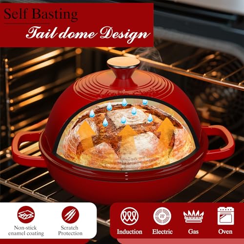 Enamelled Cast Iron Dutch Oven Pot