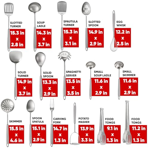 Newness 16 Pcs Cooking Utensils Set (16 Count)