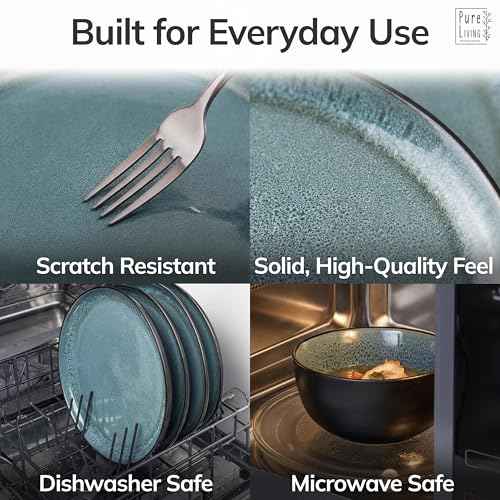18 Piece Stoneware Dinnerware Set for 6 (18 Count)
