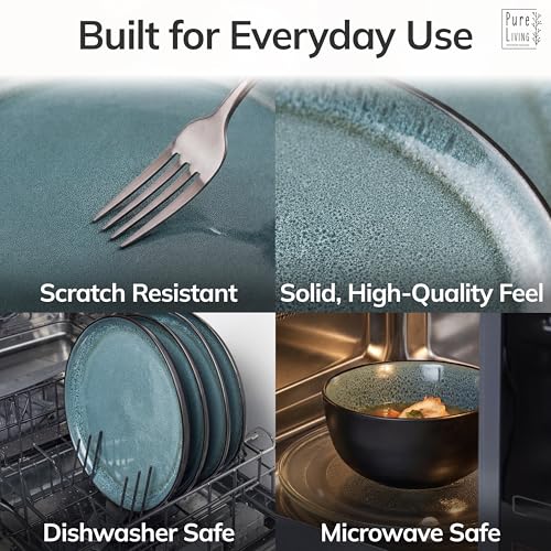 16 Piece Stoneware Dinnerware Set for 4 (16 Count)