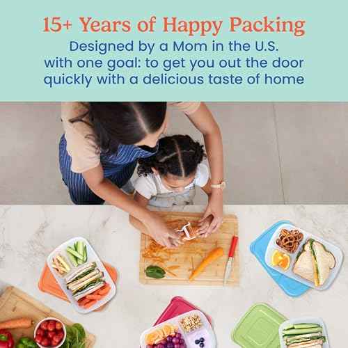 Easyboxes Original Stackable Lunch Boxes (4 Count)