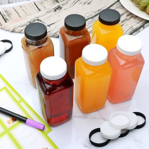 12PCS Juicing Bottles Reusable Glass (12 Count)