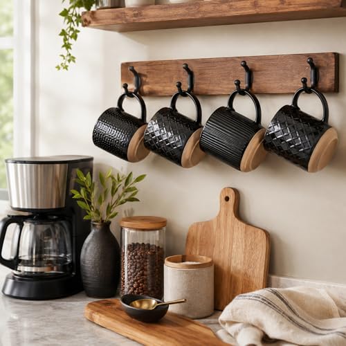 Coffee Mugs Set of 4 (4 Count)