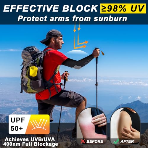 Cooling Arm Sleeves for Men Women