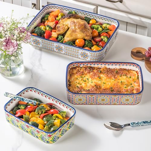 Ceramic Casserole Dishes Set of 3 (3 Count)