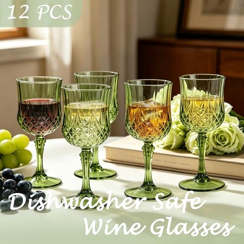 12Pack Plastic Wine Glasses (12 Count)