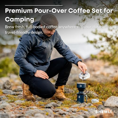 16 oz Pour Over Camping Coffee Maker Set (2 Count)
