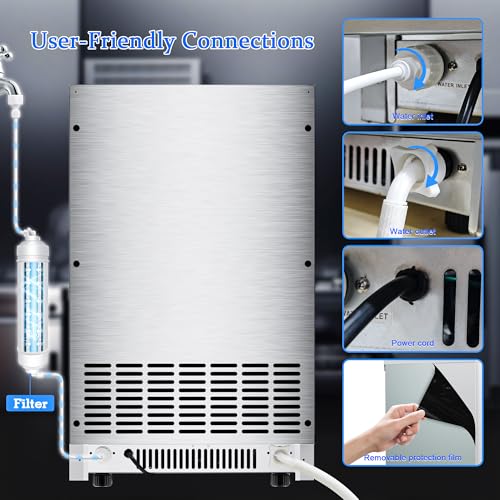 Commercial Ice Maker Machine 200lbs (50 Count)