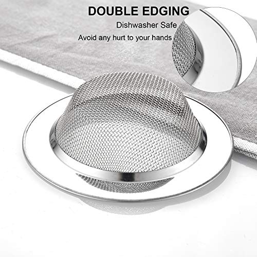 3 PCS Kitchen Sink Strainer Stainless Steel