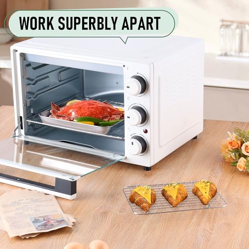 Toaster Oven Pan with Rack (2 Count)