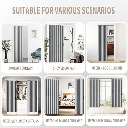 Closet Curtain for Open Closet