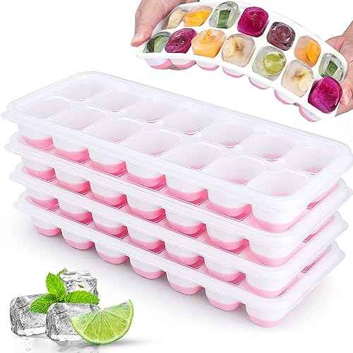 Silicone Ice Cube Tray (4 Count)