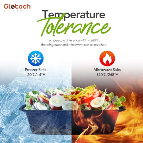 Glotoch Meal Prep Containers with Lids (50 Count)