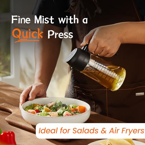 16oz 470ml Glass Olive Oil Sprayer for Cooking