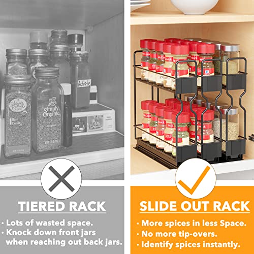 Pull Out Spice Rack Organizer
