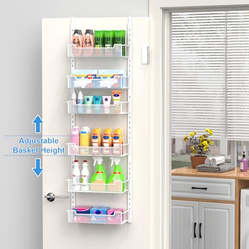 12.3" W Narrow Over the Door Pantry Organizer