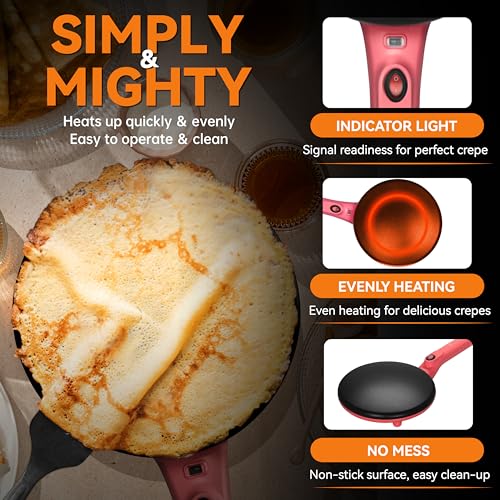 Instant Crepe Maker with Handle
