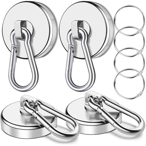 Magnetic Hooks Heavy Duty 150Lbs (4 Count)
