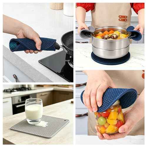 Silicone Trivets for Hot Dishes (4 Count)